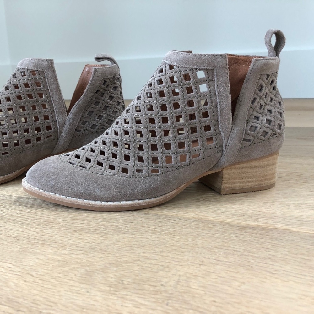 Jeffrey Campbell Taggart Taupe Bootie